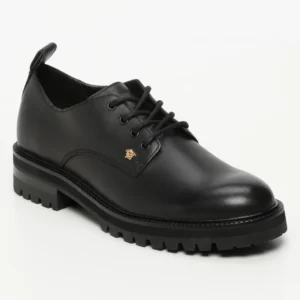 Derbies - cuir - noir - Semelle : 3 cm